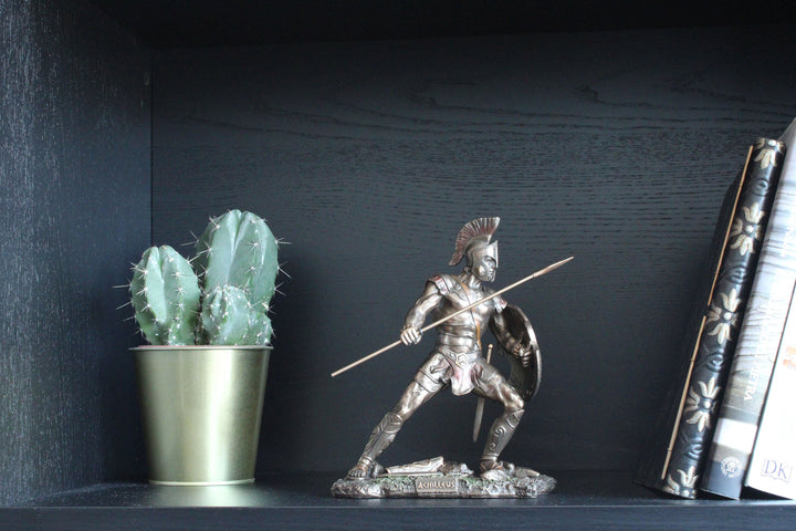 Achilles Griechischer Krieger Statue (Kaltguss-Bronze Skulptur)