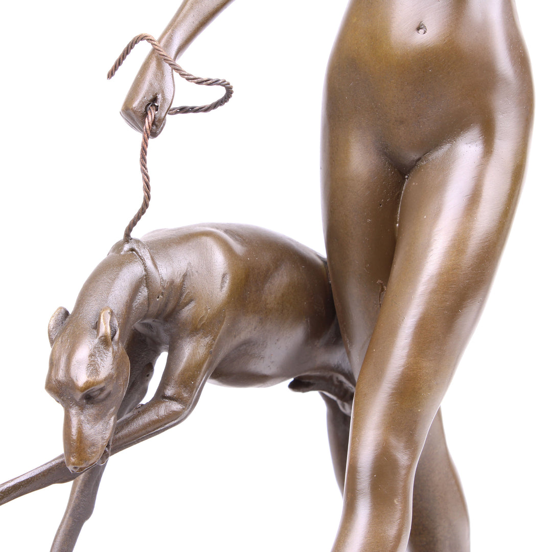 Diana Statue (Bronze, Wachsguss)