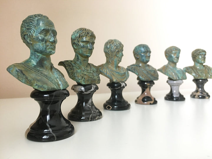 Trajan Büste (Grüne Bronze)