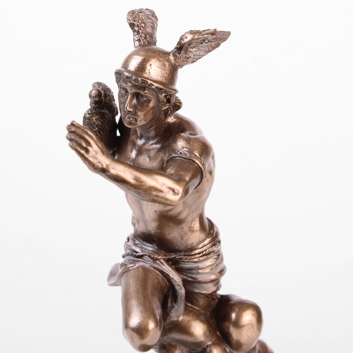 Hermes Statue (Kaltguss-Bronze Skulptur)