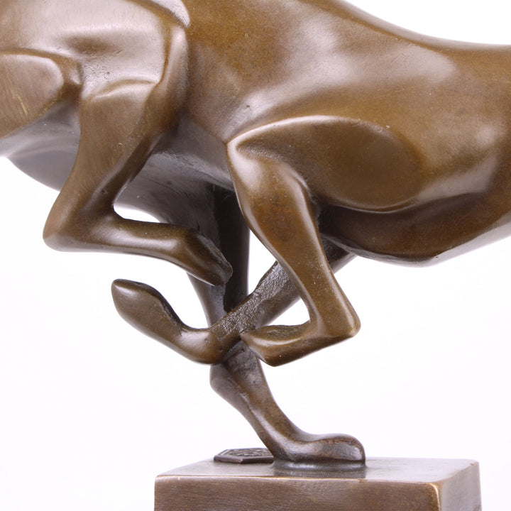 Jaguar Statue (Bronze, Wachsguss)
