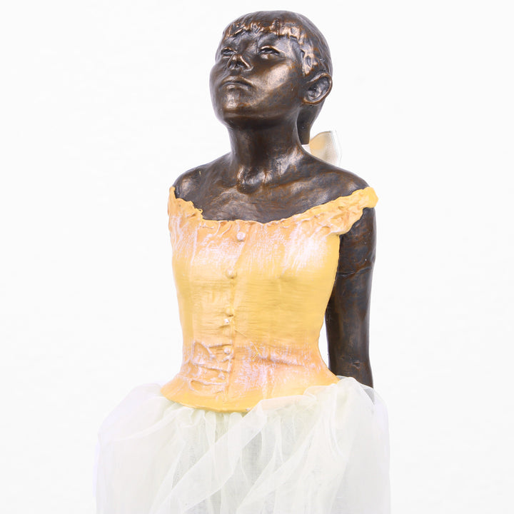 Große Tänzerin Skulptur (Bronzierte Statue aus Kunstharz)