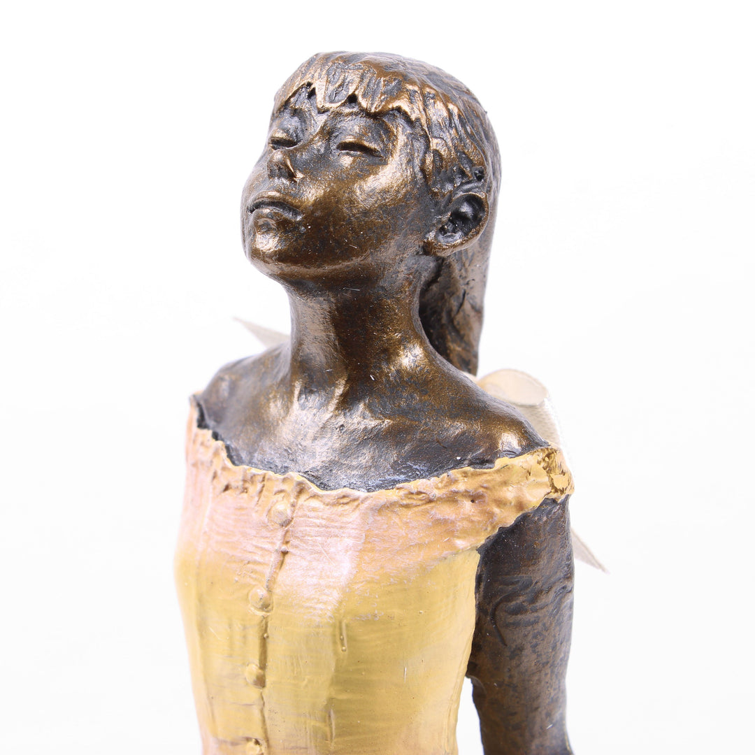Kleine Tänzerin Statue (Bronzierte Skulptur aus Kunstharz)