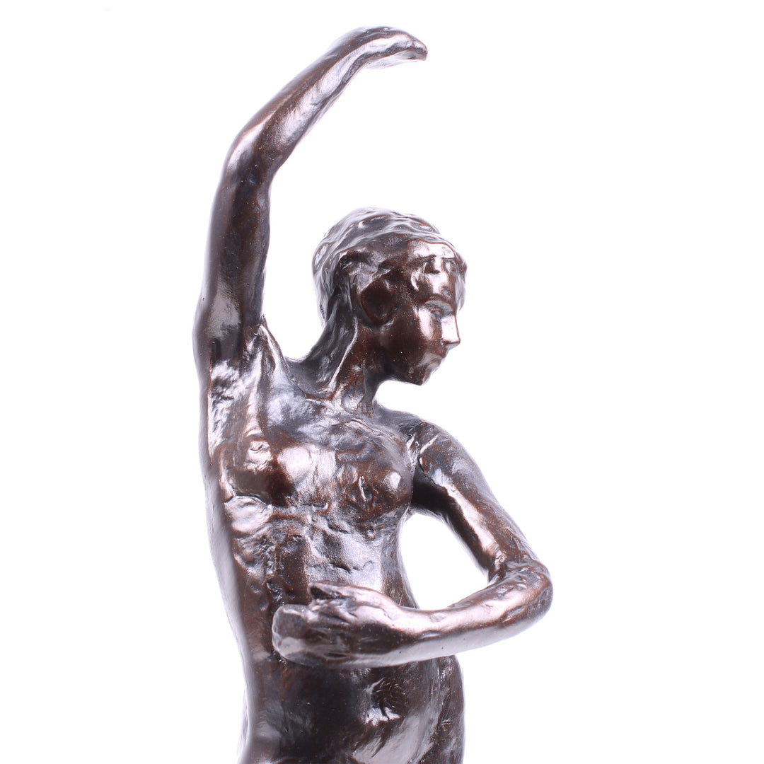 Spanischer Tanz Statue – Bronzierte Skulptur aus Kunstharz