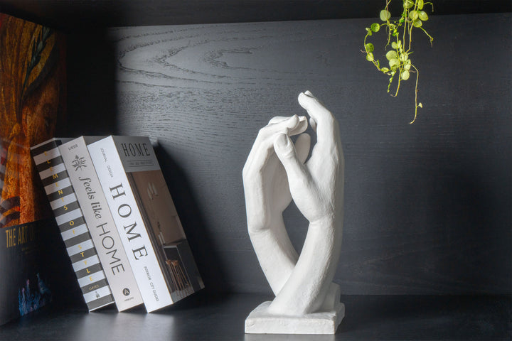 Statue der Kathedralenhand von Rodin (Gross, Weiss)