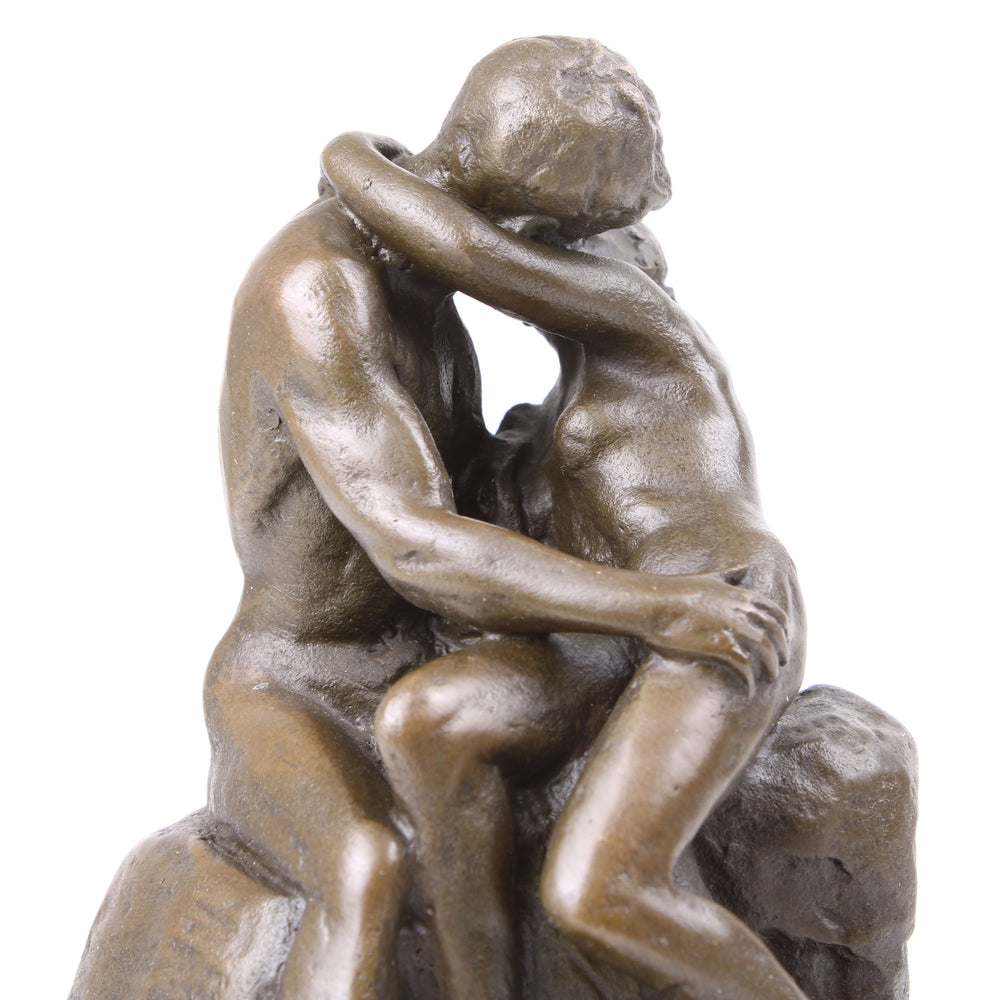 Die Liebenden – Skulptur nach Rodin (Bronze, Wachsguss)