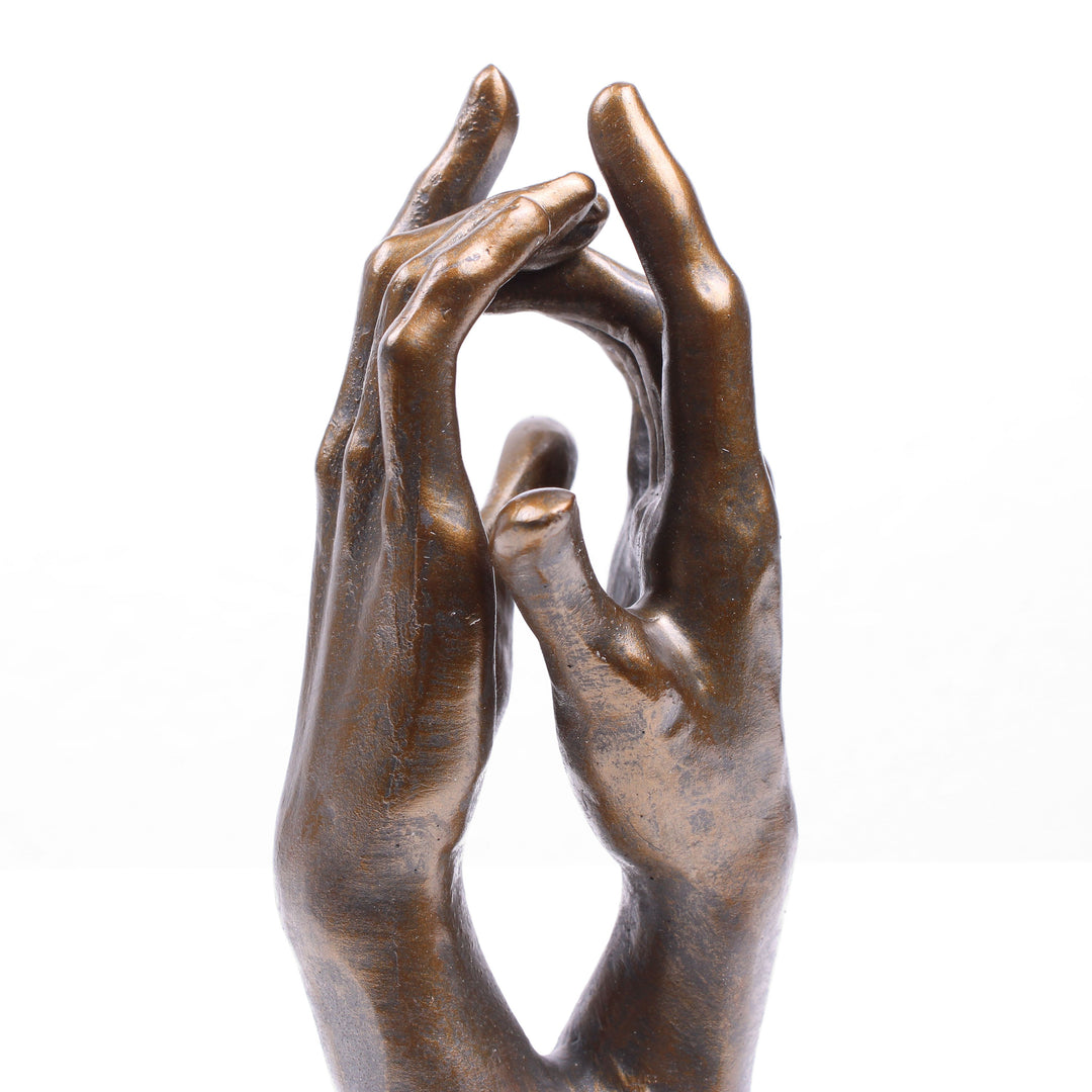 Die geheime Hand Statue von Rodin (Bronzierte Skulptur aus Kunstharz)