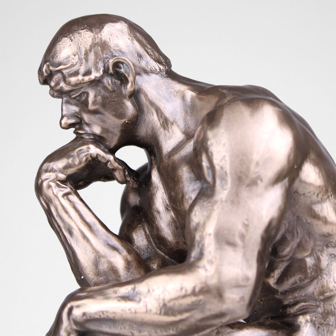 Der Denker von Rodin (Bronzierte Skulptur aus Kunstharz)