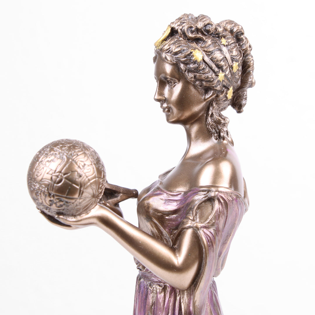 Urania Griechische Goettin Statue (Kaltguss-Bronze Skulptur)