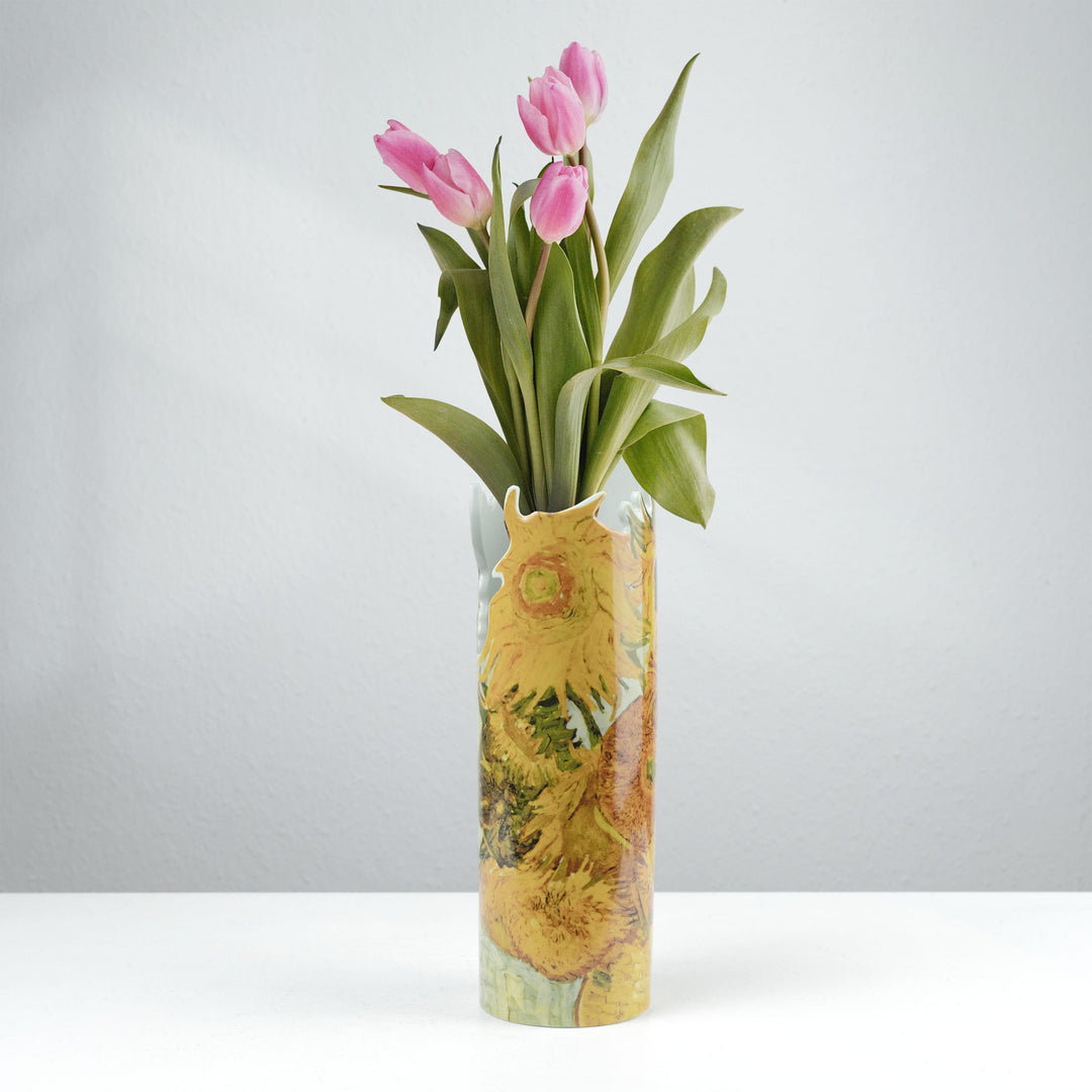 Keramikvase „Van Goghs Sonnenblumen“
