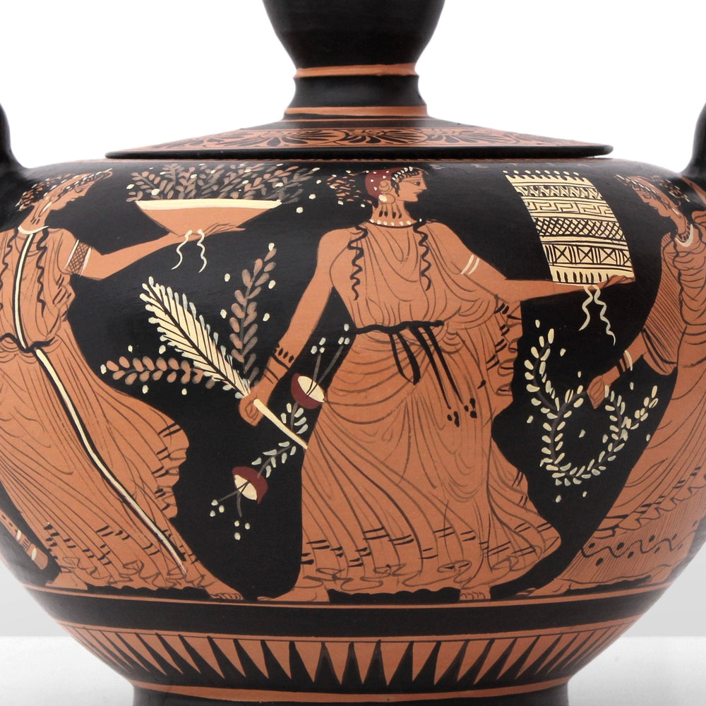 Antike griechische rotfigurige Fontaniera Vase