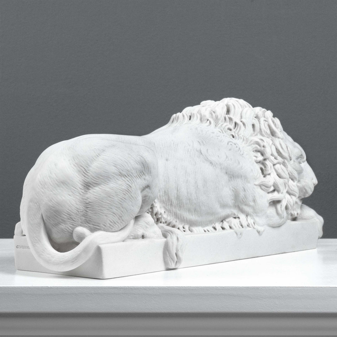 Canova Löwen Statuen im Paar (Klein)