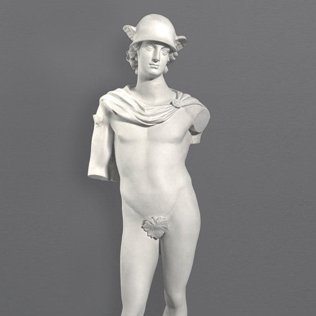 Hermes Lebensgrosse Statue (Gross) – Roemischer Gott der Botschaften und des Handels
