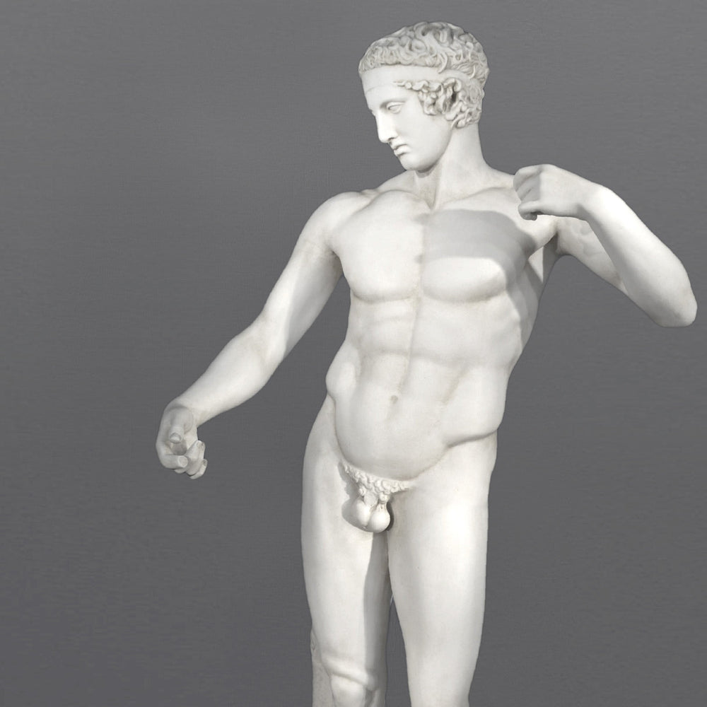Griechischer Athlet Lebensgrosse Statue