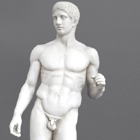 Griechischer Krieger Lebensgrosse Statue