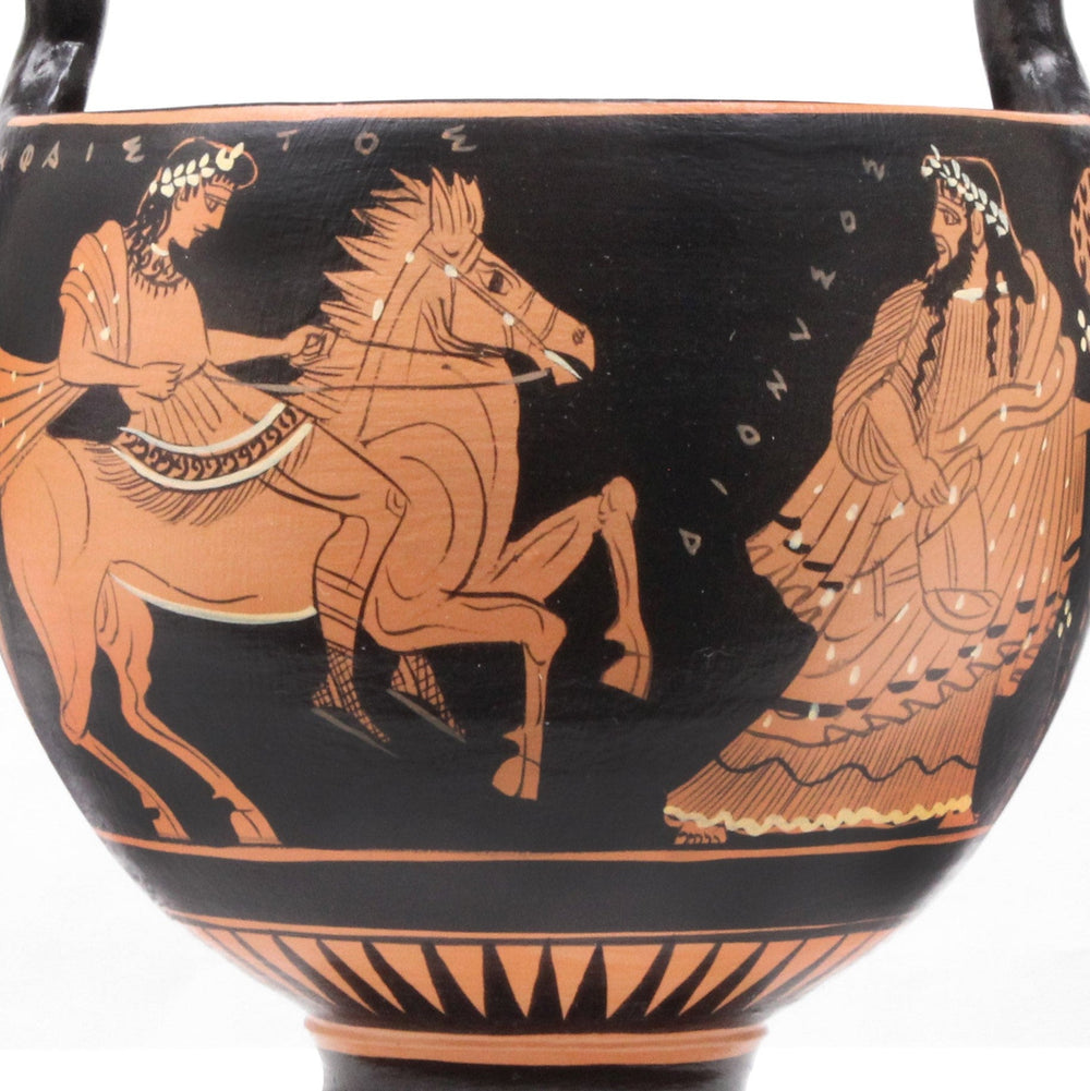 Antike griechische rotfigurige Kantharos Vase