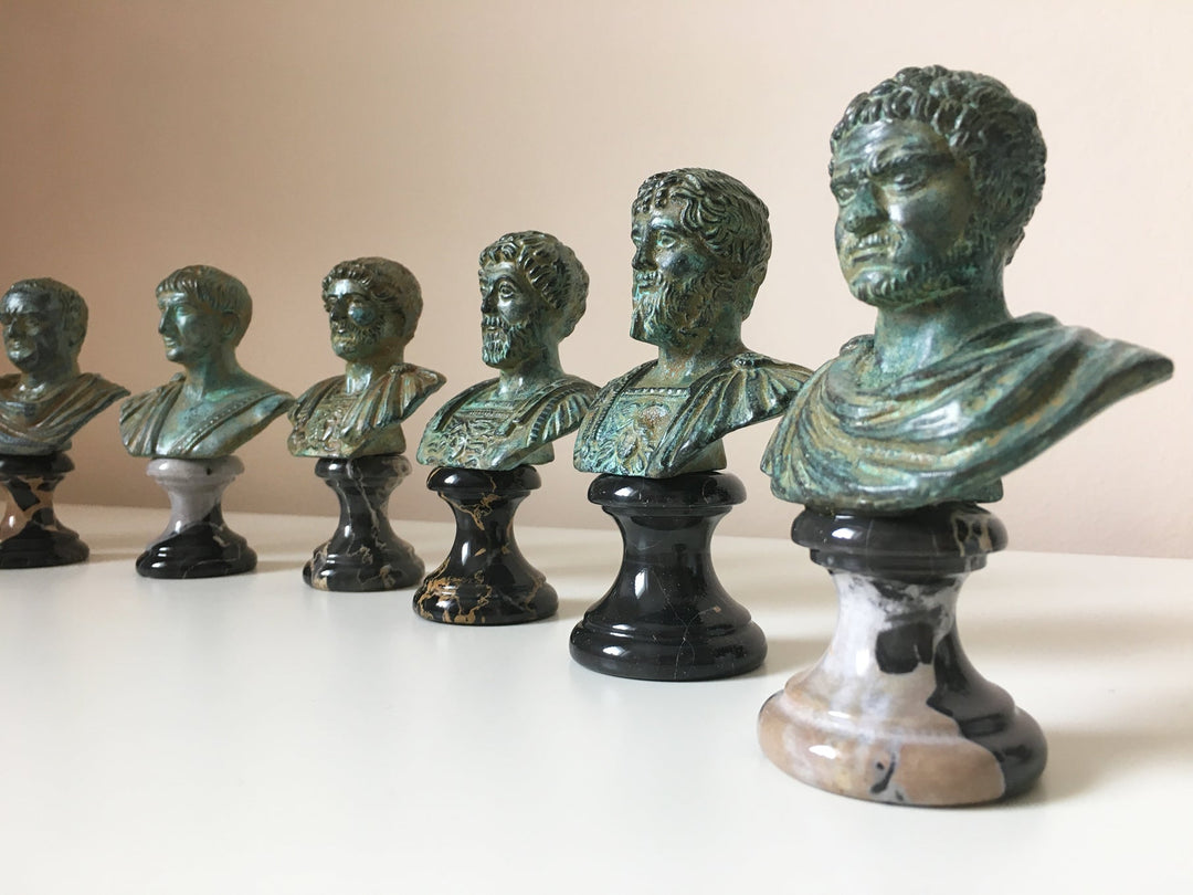 Trajan Büste (Grüne Bronze)