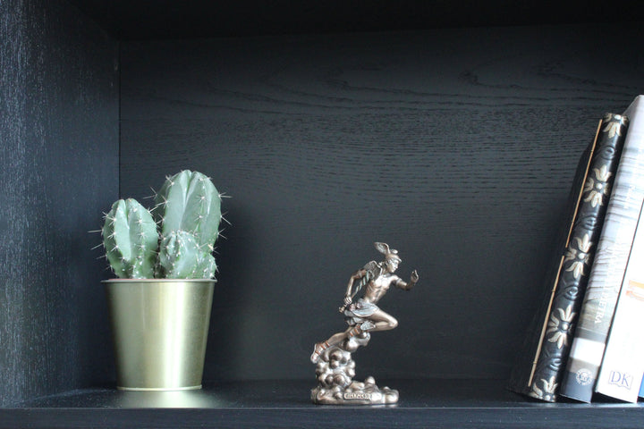 Hermes Statue (Kaltguss-Bronze Skulptur)