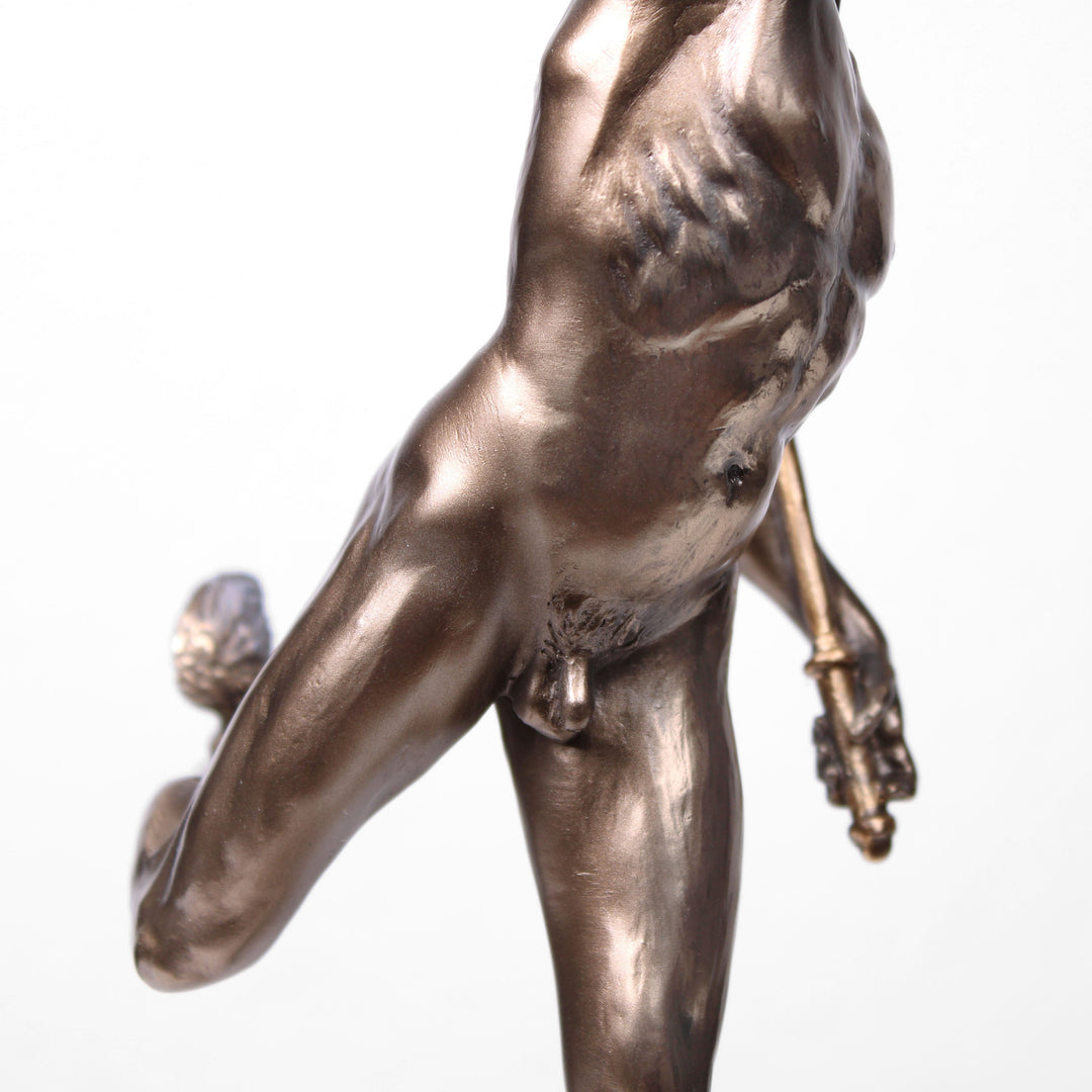 Hermes von Giambologna (Bronzierte Skulptur aus Kunstharz)