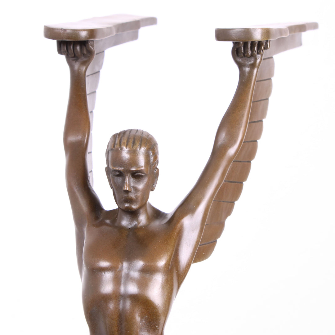 Ikarus Statue (Griechische Mythologie, Bronze, Wachsguss)