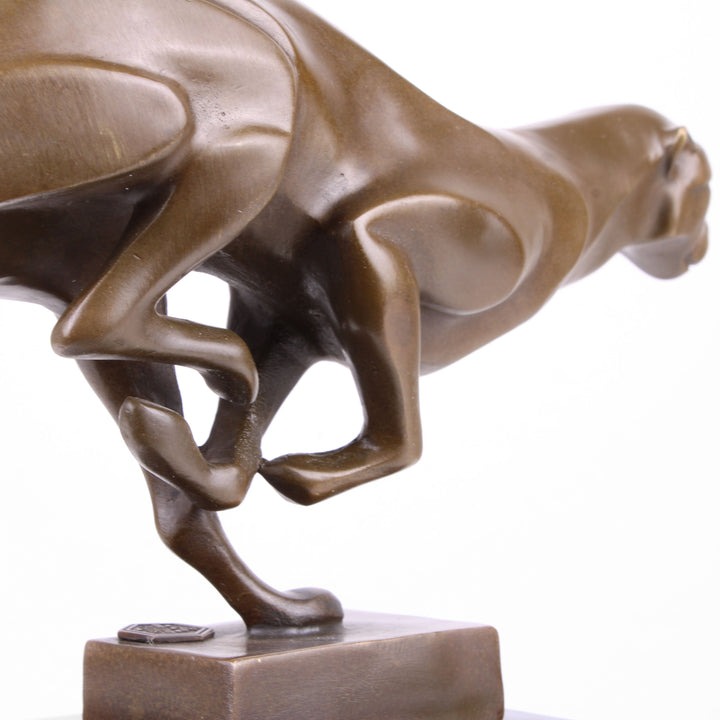 Jaguar Statue (Bronze, Wachsguss)
