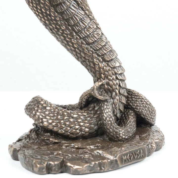 Medusa Statue Griechische Mythologie Gorgone (Kaltguss-Bronze Skulptur)
