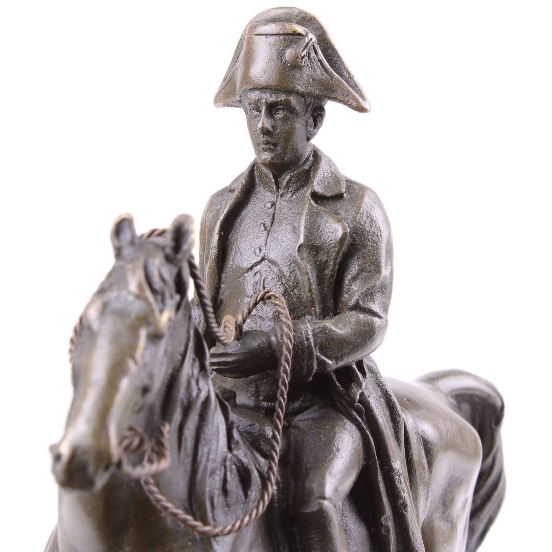 Napoleon zu Pferd Statue (Bronze, Wachsguss)
