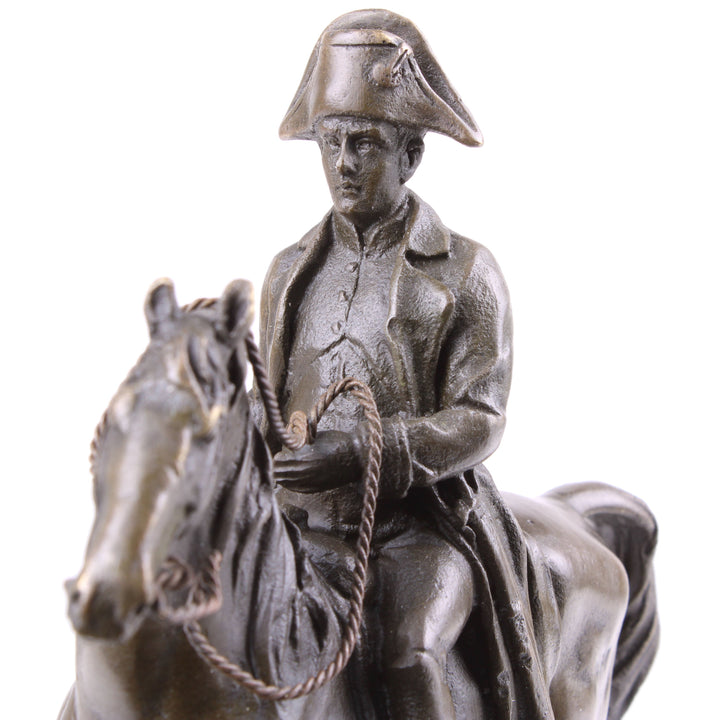 Napoleon zu Pferd Statue (Bronze, Wachsguss)
