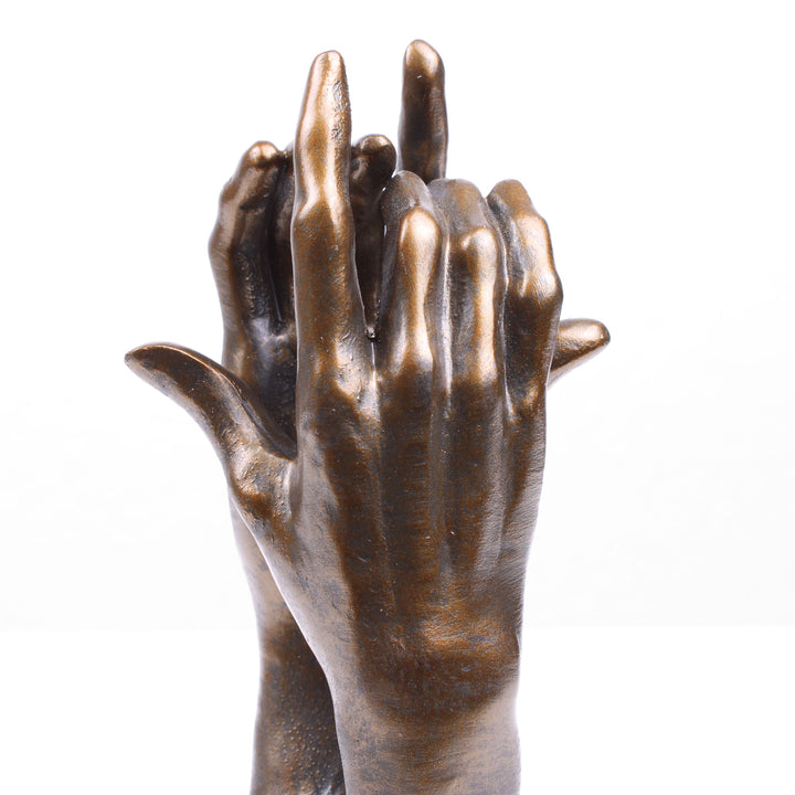 Die geheime Hand Statue von Rodin (Bronzierte Skulptur aus Kunstharz)