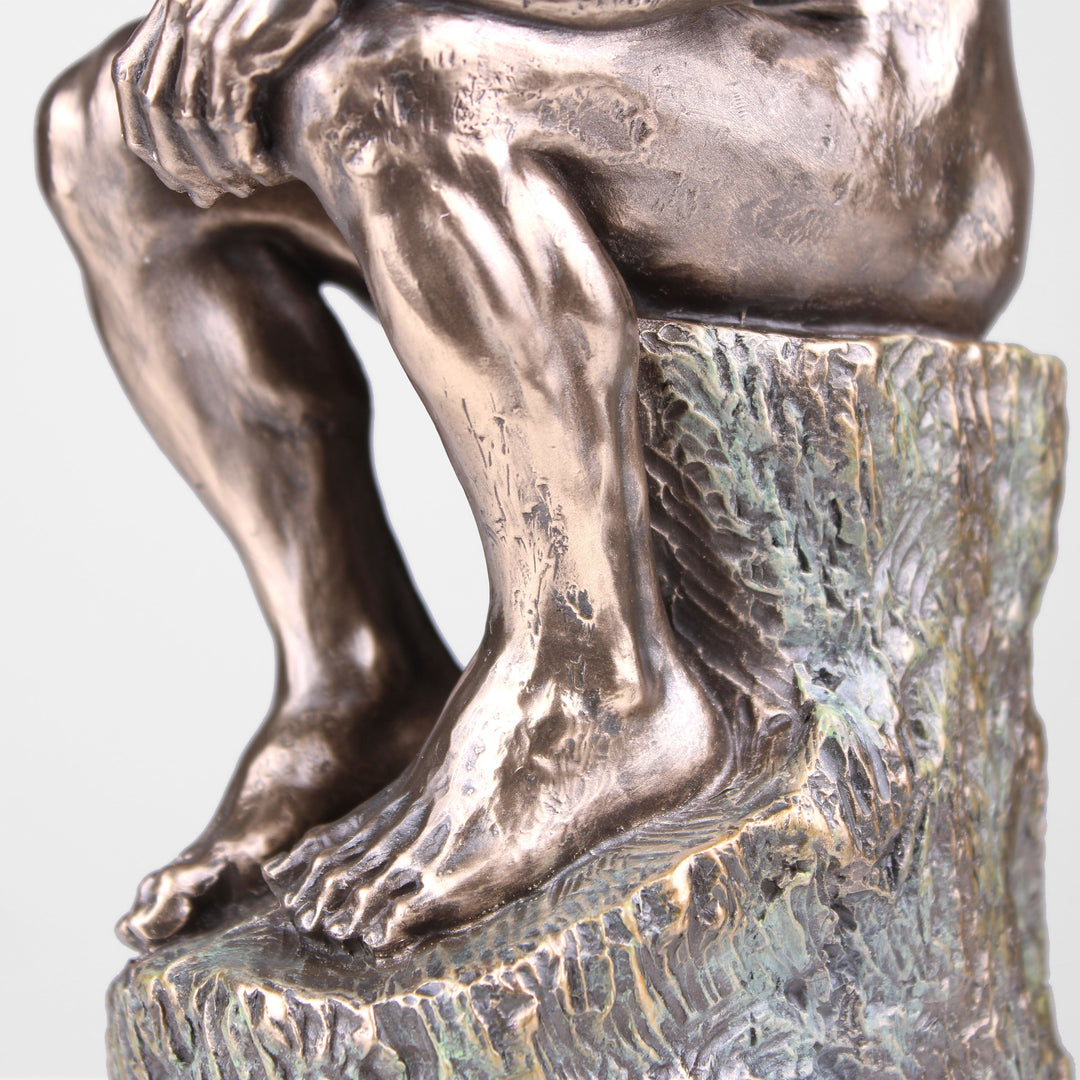 Der Denker von Rodin (Bronzierte Skulptur aus Kunstharz)