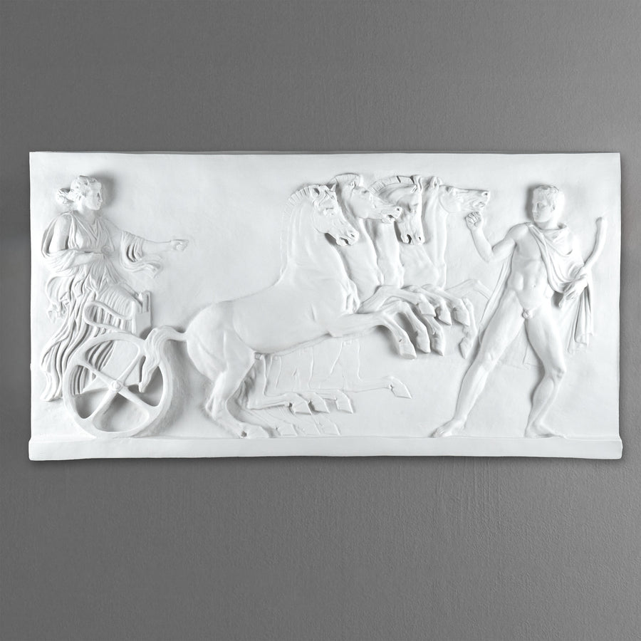 Eos im Streitwagen Flachrelief (Herculaneum)