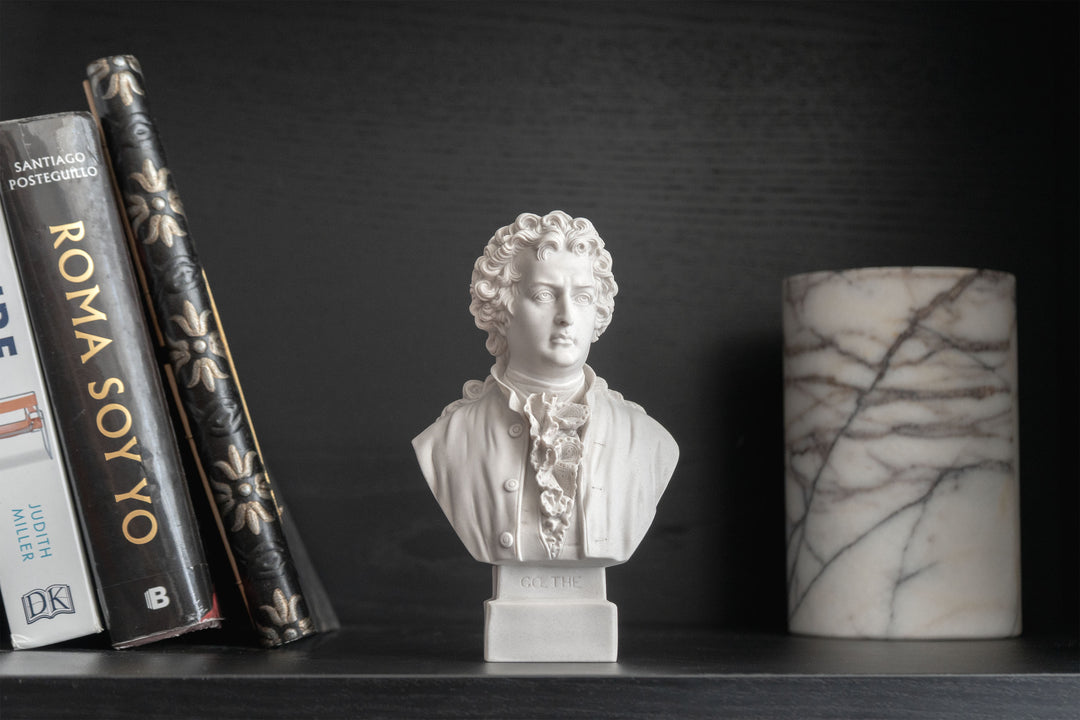 Goethe-Büste – Deutscher Dichter im neoklassizistischen Stil