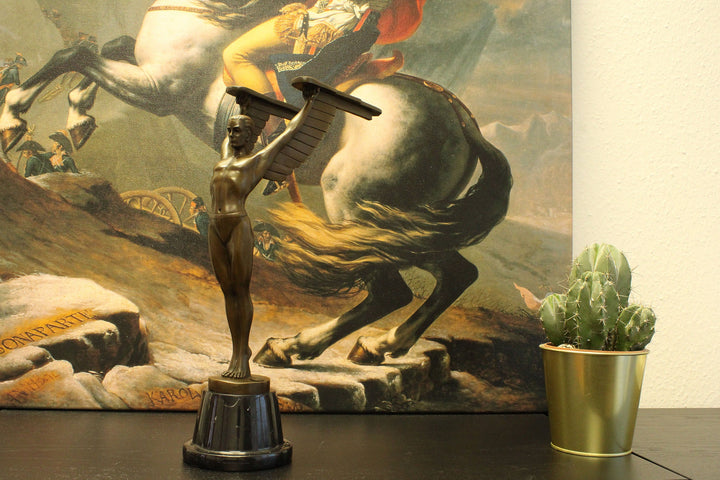 Ikarus Statue (Griechische Mythologie, Bronze, Wachsguss)