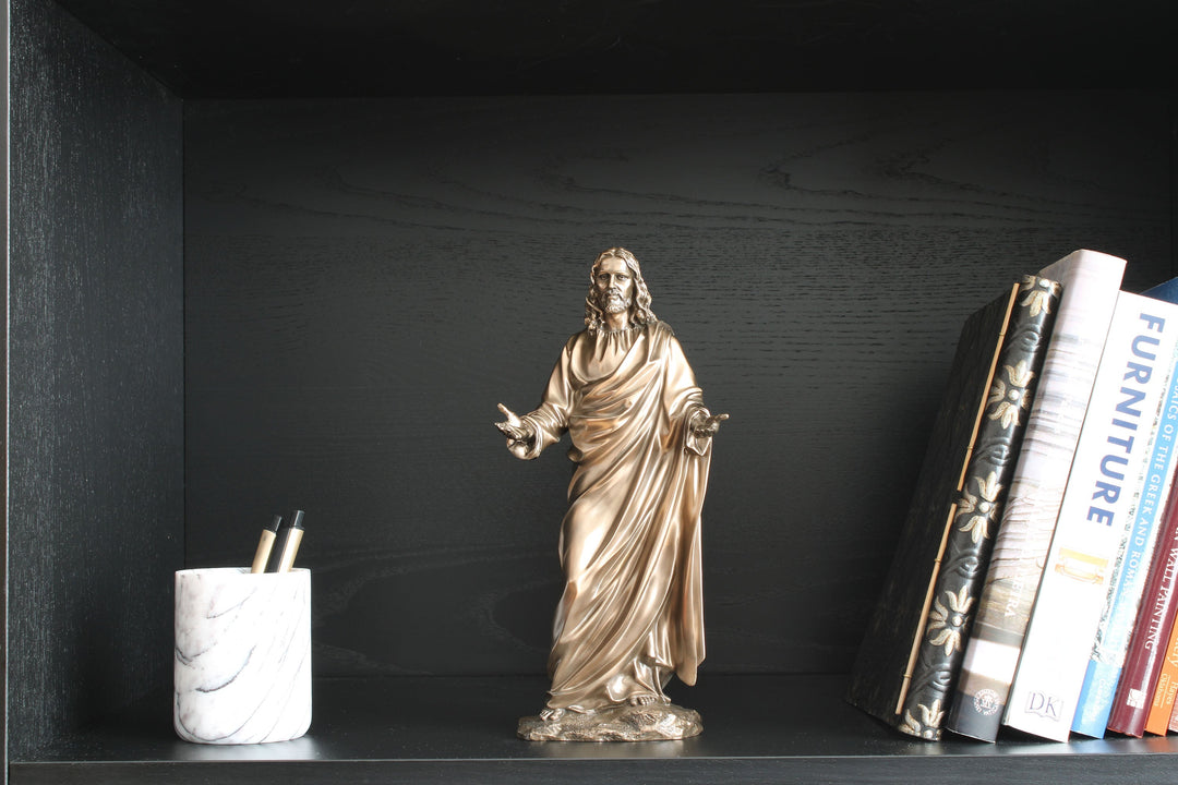 Jesus Christus Prediger Statue (Kaltguss-Bronze Skulptur)