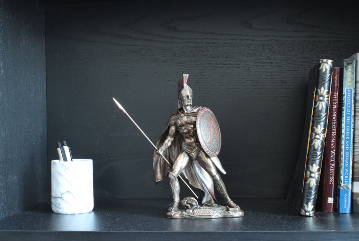 Leonidas (Bronzierte Skulptur aus Kunstharz)
