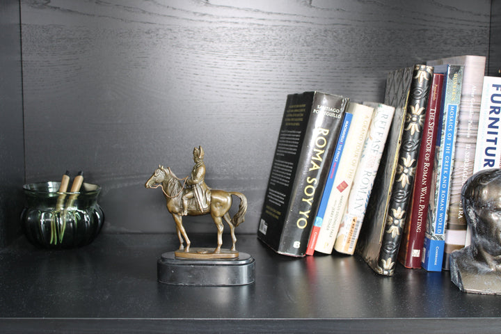 Napoleon zu Pferd Statue (Bronze, Wachsguss)