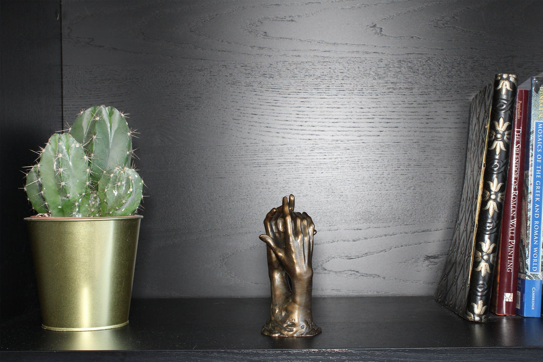 Die geheime Hand Statue von Rodin (Bronzierte Skulptur aus Kunstharz)