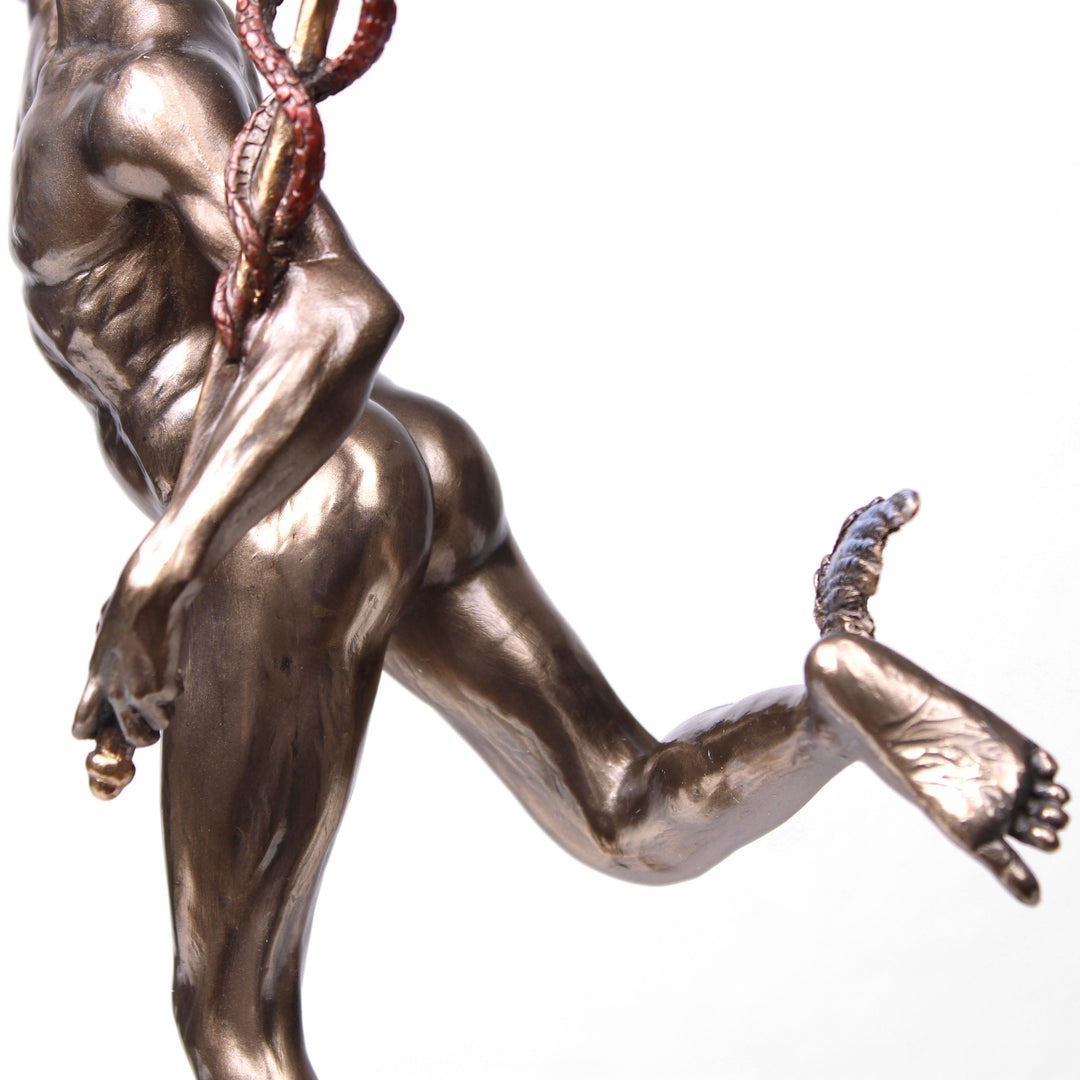 Hermes von Giambologna (Bronzierte Skulptur aus Kunstharz)