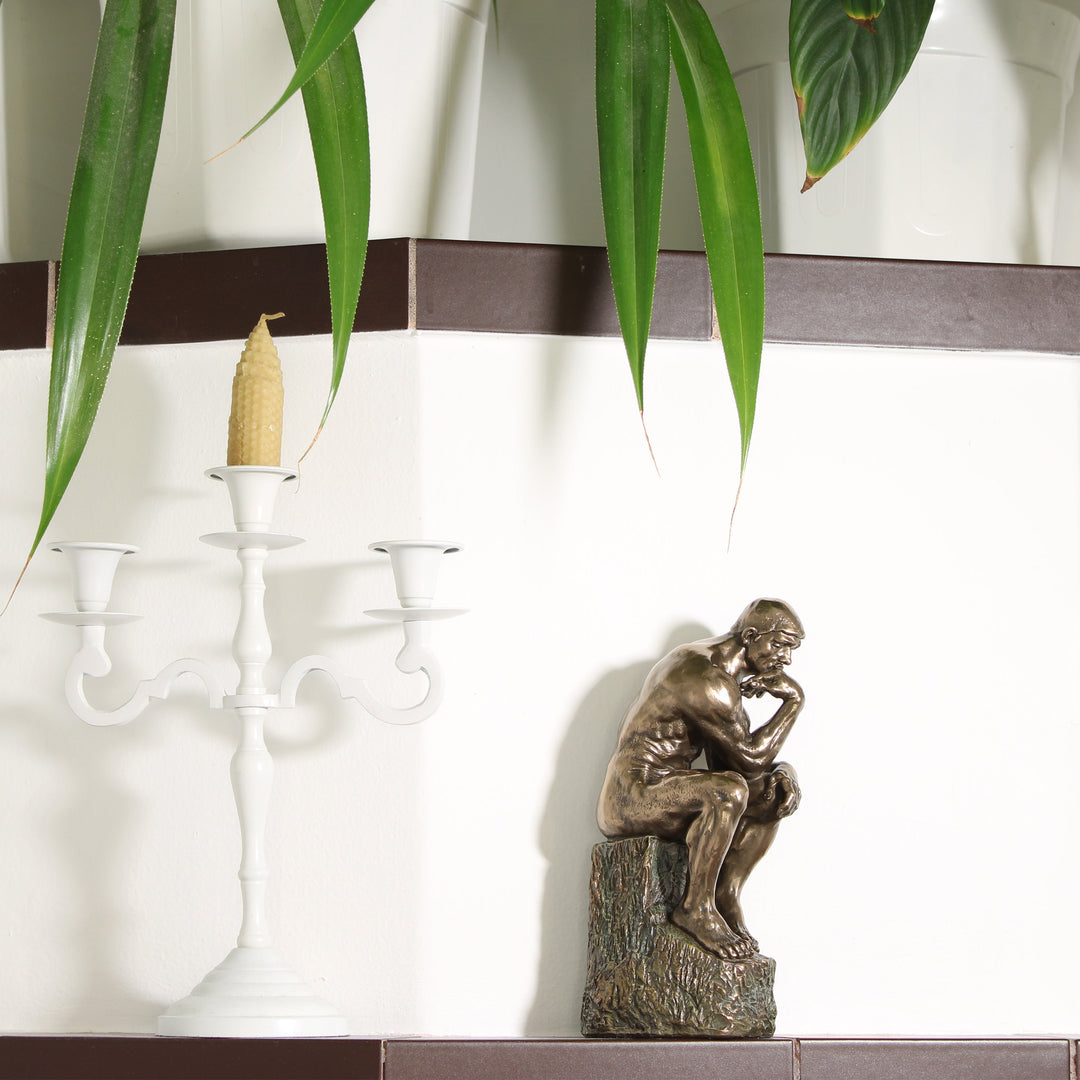Der Denker von Rodin (Bronzierte Skulptur aus Kunstharz)