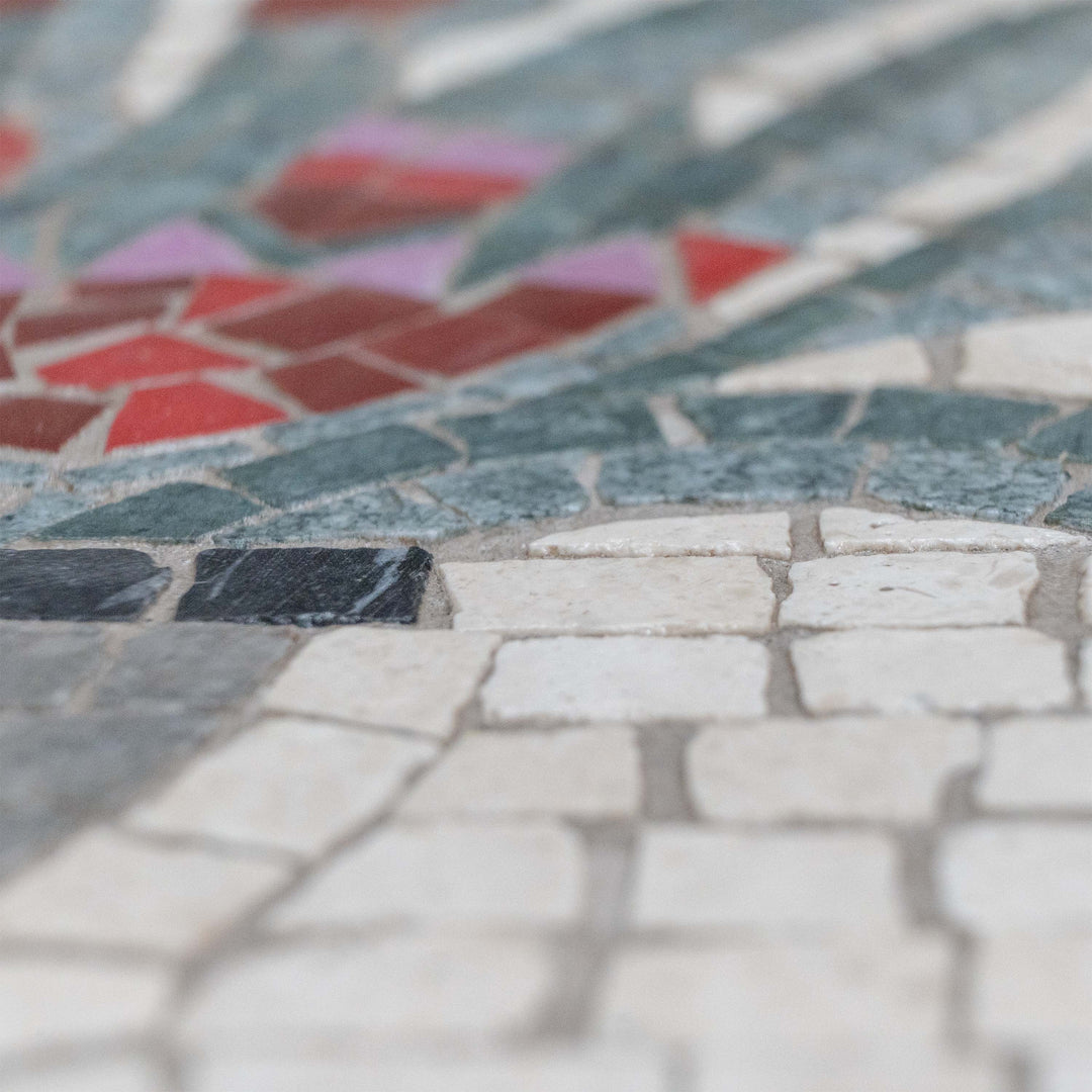 Blume Marmor-Mosaik