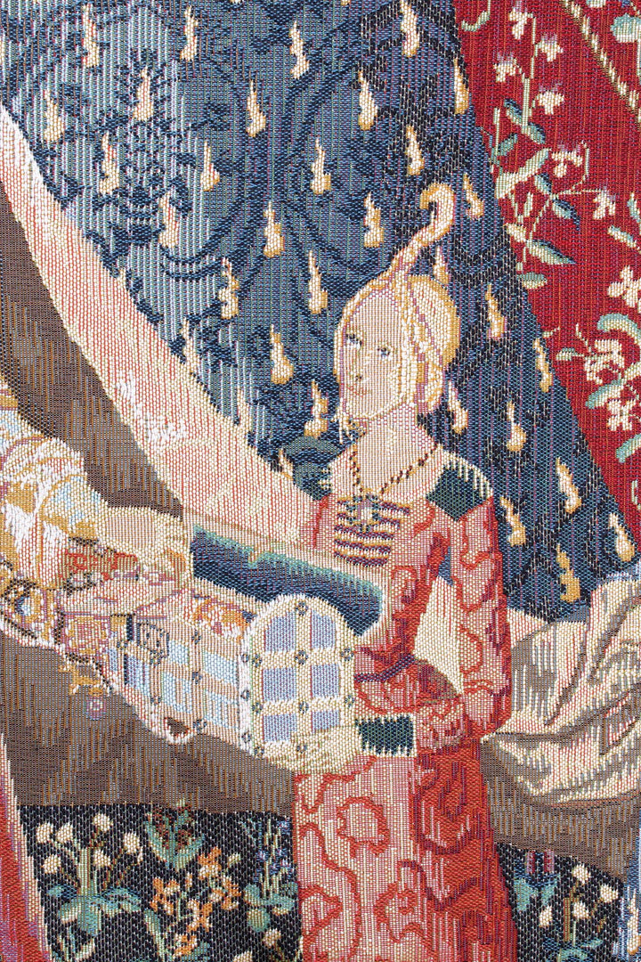 Die Dame und das Einhorn: À mon seul désir – Gobelin Wandteppich (Jacquard gewebt)