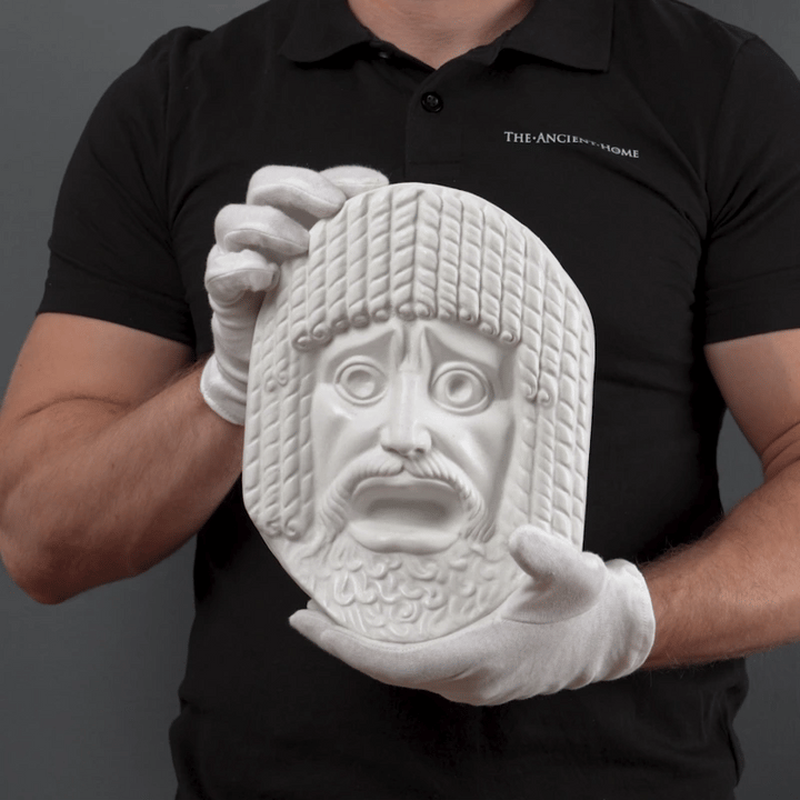 Griechische Theatermaske – Wanddeko Skulptur