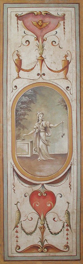 Römisches Ornamentales Fresko Gemälde
