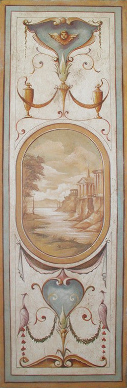 Römisches Ornamentales Fresko Gemälde