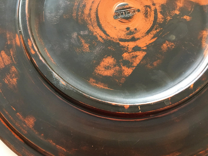 Castor-Ware-Teller mit Eichelmotiv