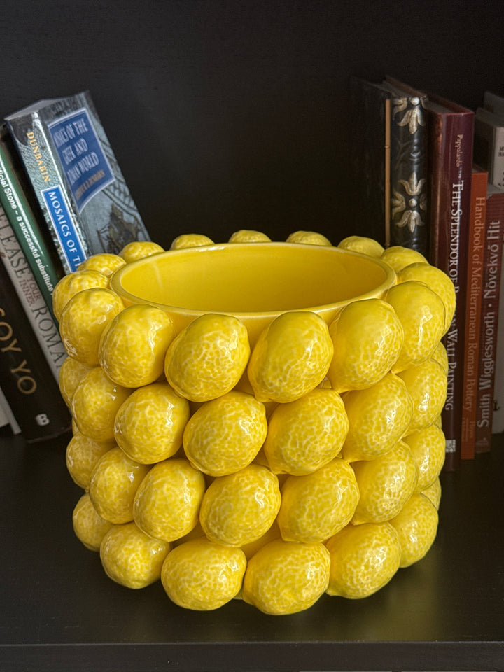 Zitronen Vase (Sizilianische Keramik)