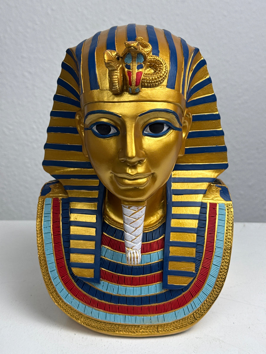 Tutanchamun Büste Skulptur – Ägyptischer Pharao Statue