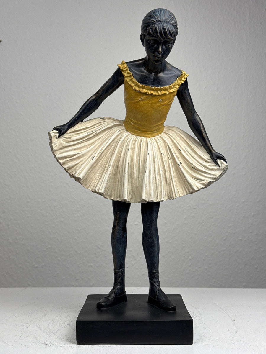 Graziöse Ballerina Skulptur (Degas Tänzerin Statue)