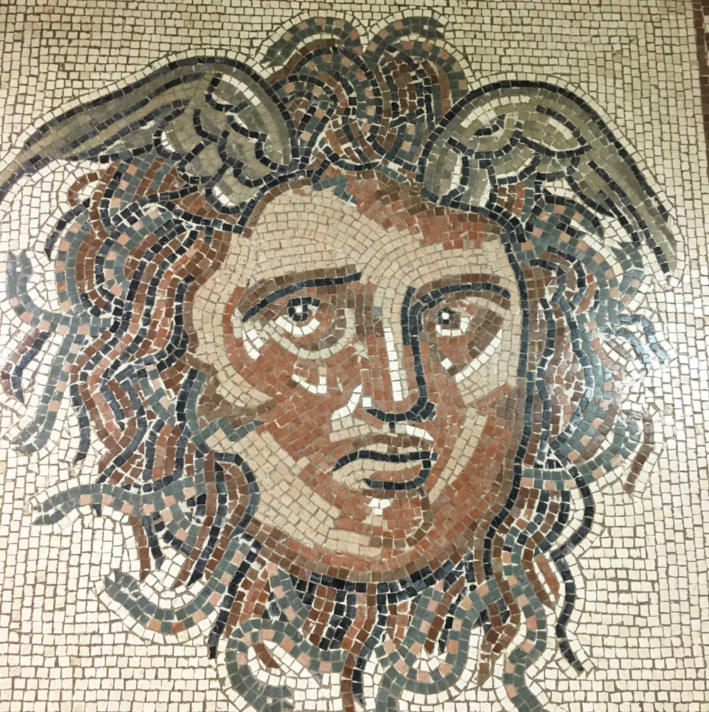 Medusa Marmor-Mosaik