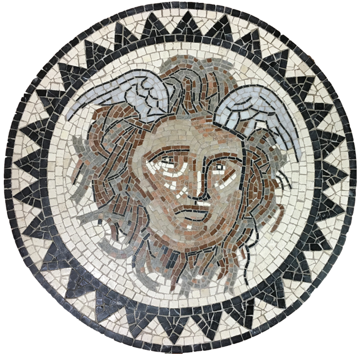 Medusa Marmor-Mosaik